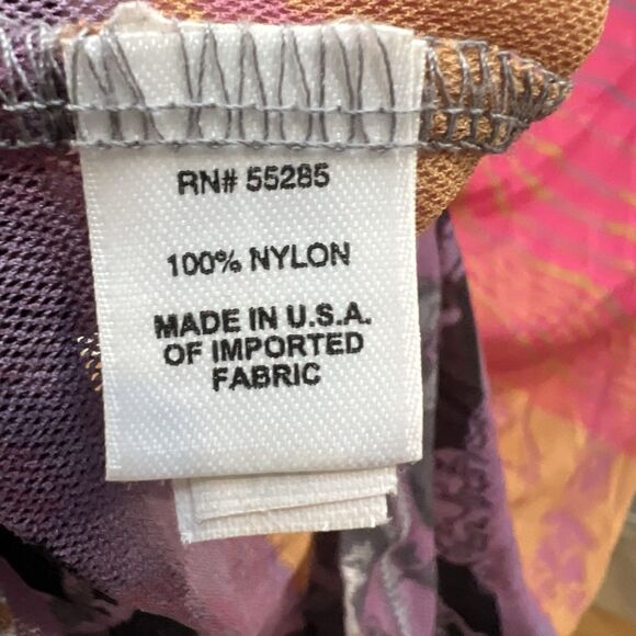 Y2K Express Sheer Mesh Top M Multicolor LongSleeve Fairy Grunge Gothic Indie Alt - Picture 5 of 6